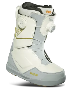 Thirtytwo Lashed Double BOA Women's Snowboard Boots - White/Grey - 2024