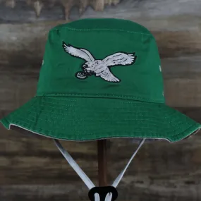 Throwback Philadelphia Eagles Vintage Bucket Hat | 47 Brand, Kelly Green