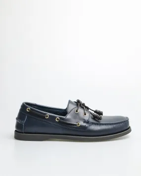 Tomaz C328 Men's Leather Boat Shoes Navy - Buy Online