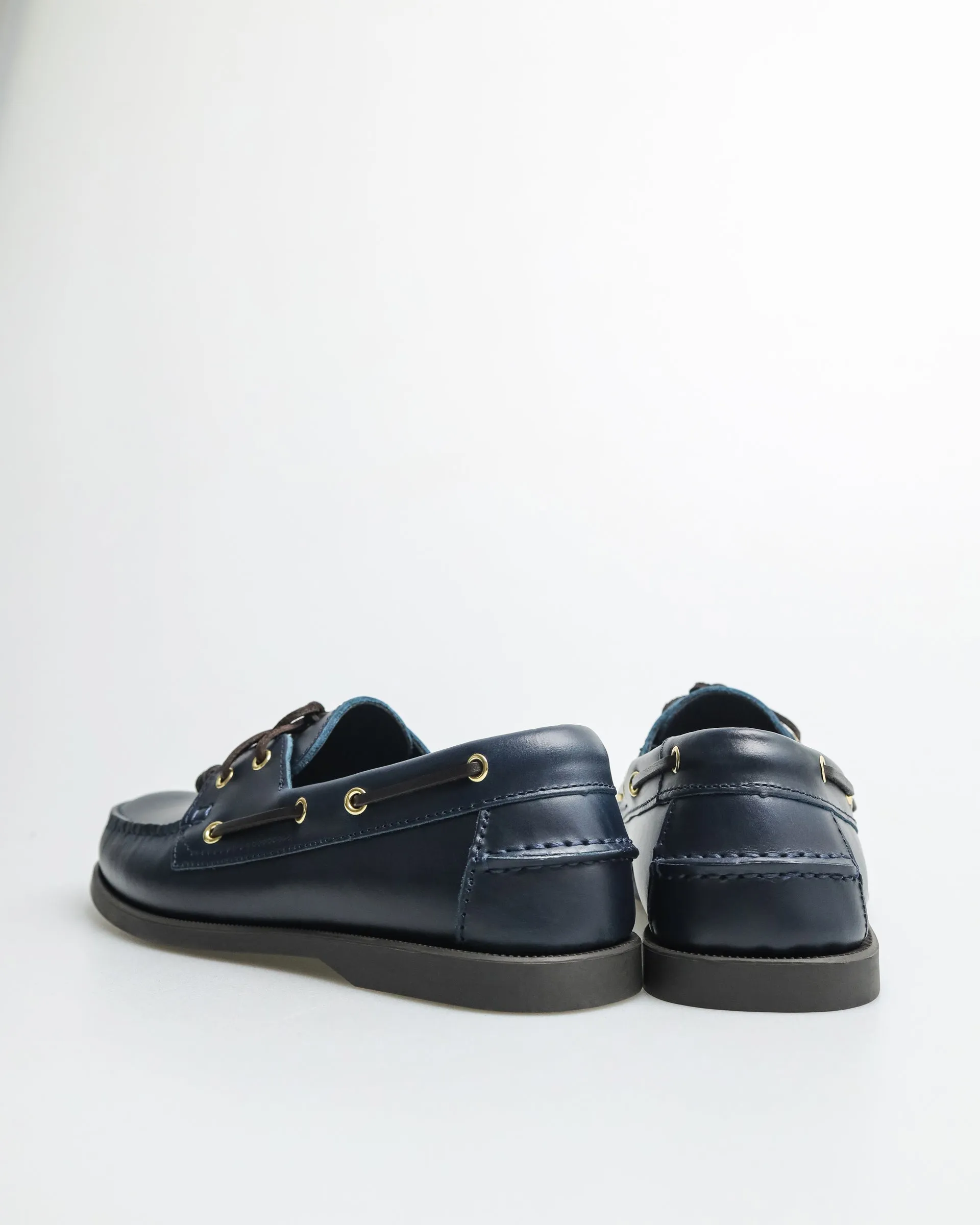 Tomaz C328 Men's Leather Boat Shoes Navy - Buy Online