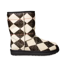 UGG Classic Diamond Black/White Women's Boots