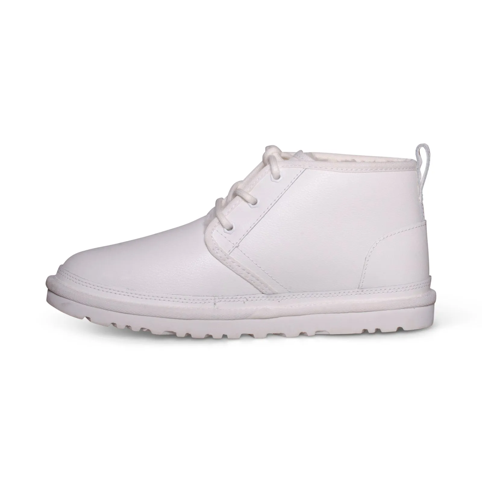 UGG Neumel White Leather Boots Women