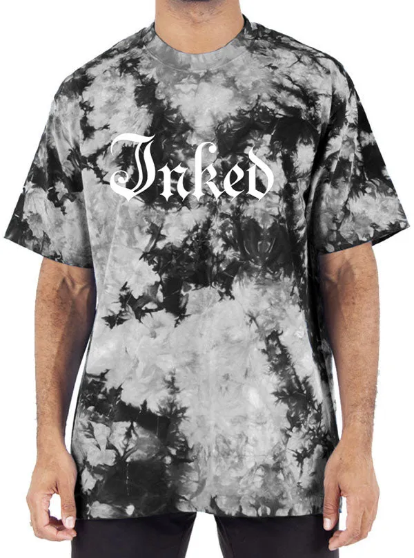 Unisex Inked Logo Marble Wash T-shirt