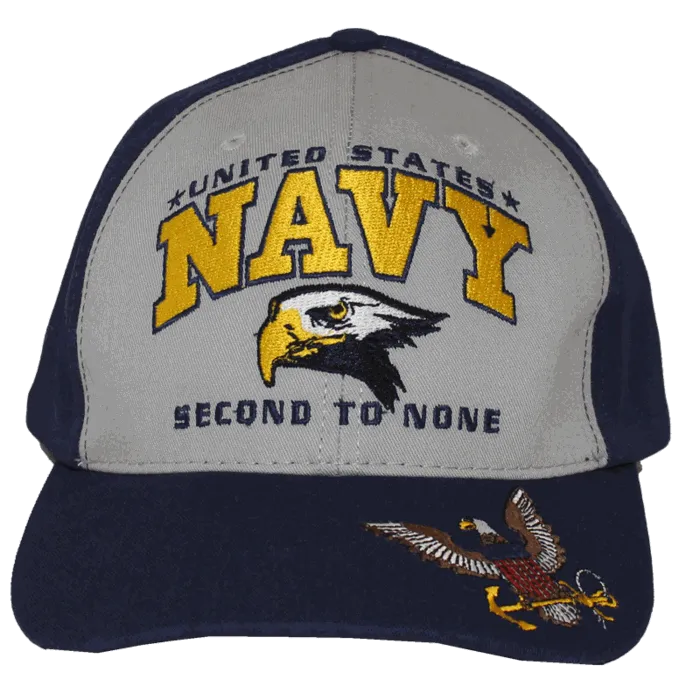 US Navy Second To None Cap - Clearance Sale - Made in USA