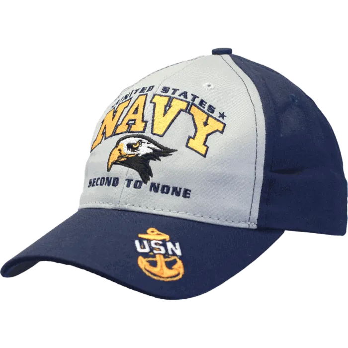 US Navy Second To None Cap - Clearance Sale - Made in USA