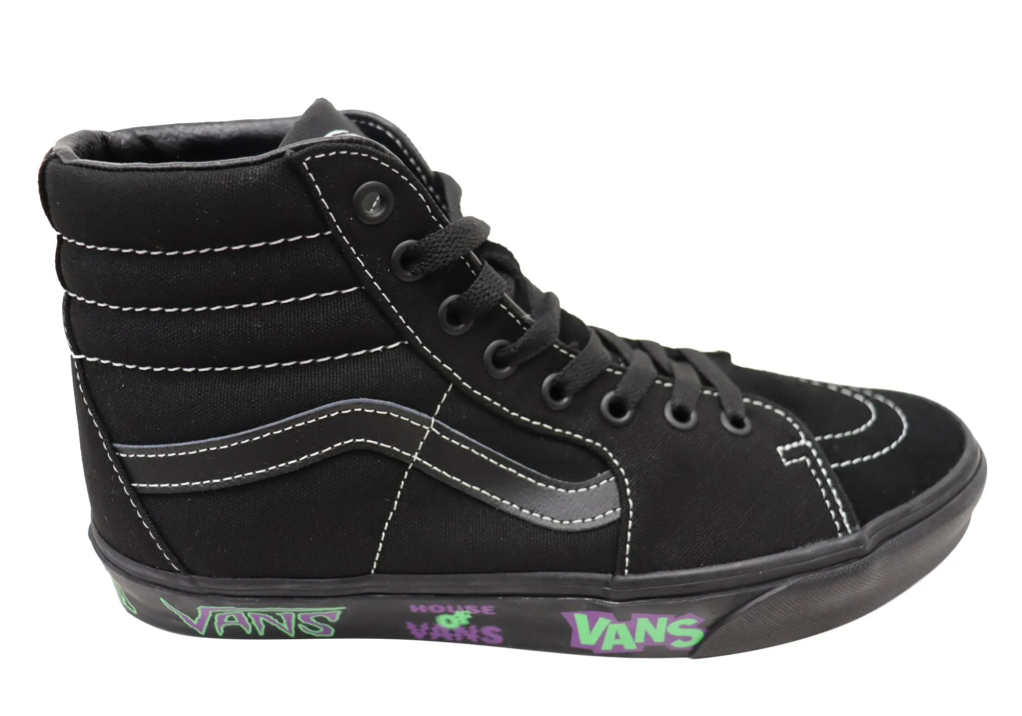 Vans Mens SK8 Hi Comfortable Lace Up Boots