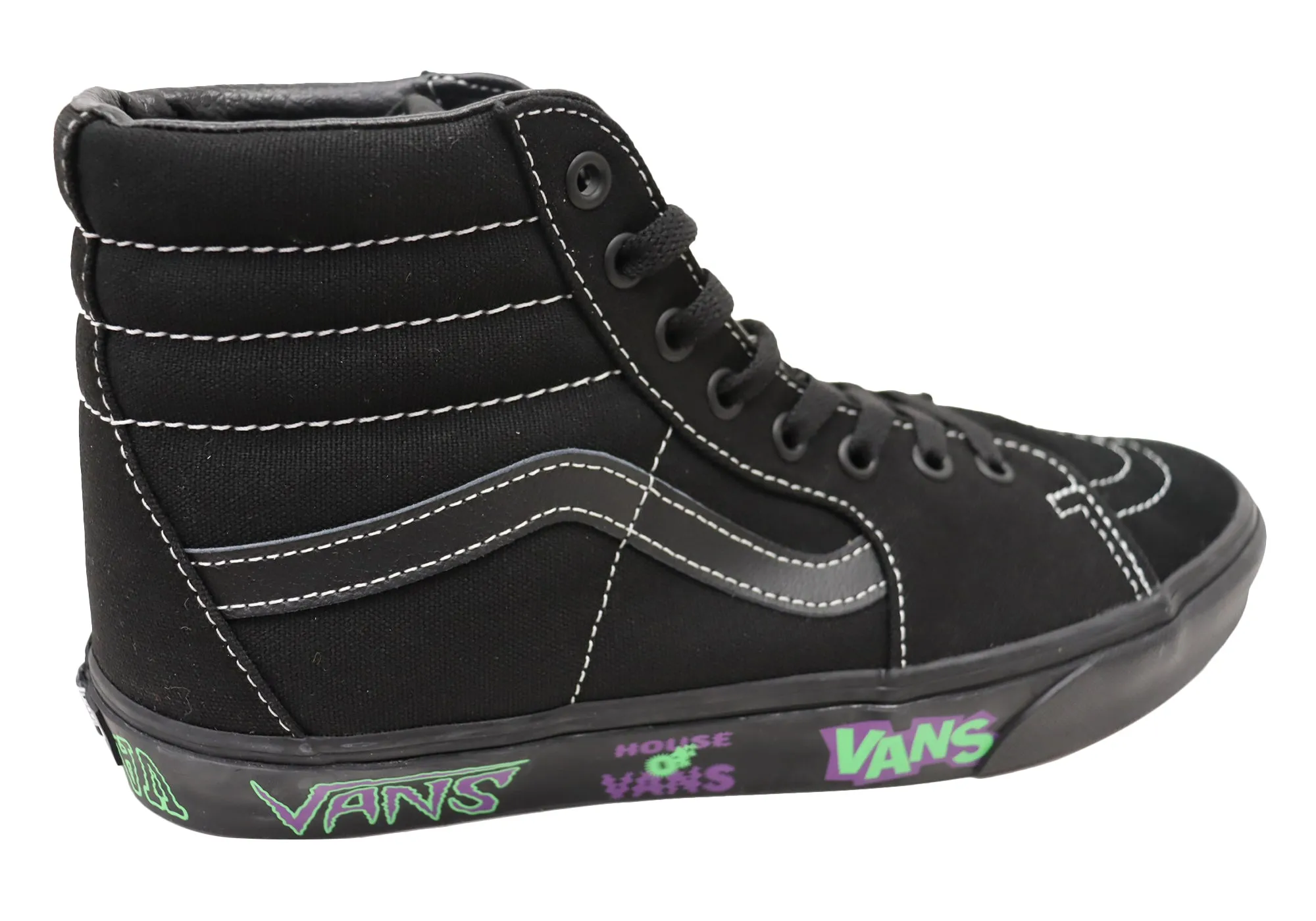 Vans Mens SK8 Hi Comfortable Lace Up Boots