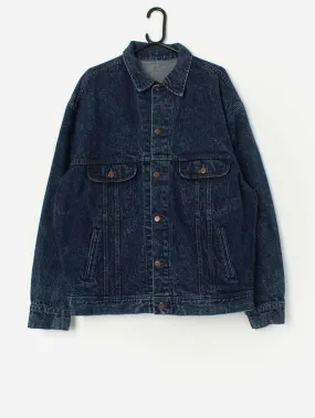 Vintage dark blue denim jacket by Lee Riders – Large