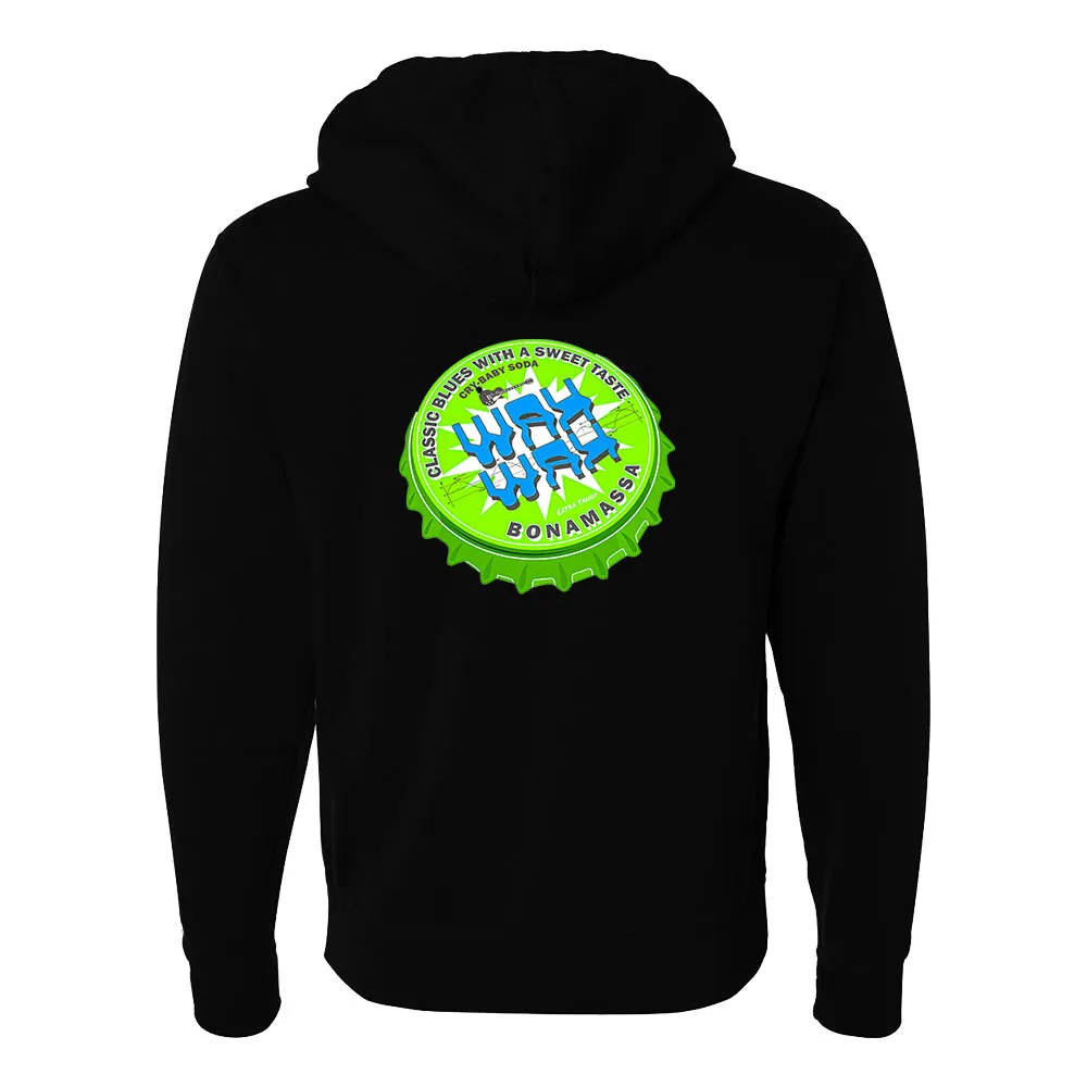 Wah Wah Bottle Cap Zip-Up Hoodie (Unisex)