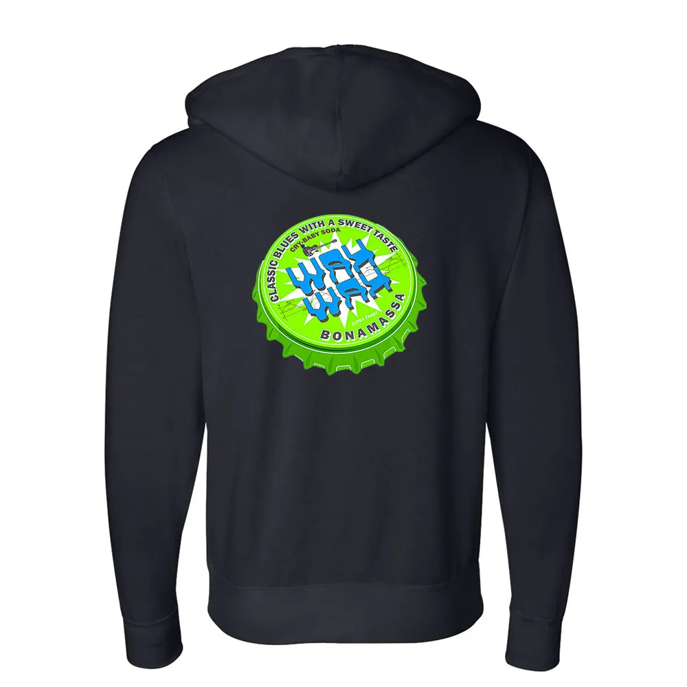 Wah Wah Bottle Cap Zip-Up Hoodie (Unisex)