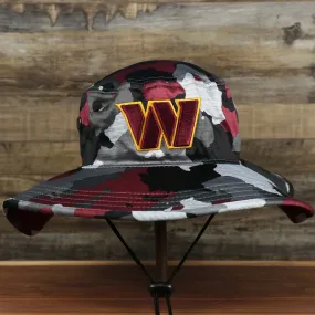 Washington Commanders Summer Training Camp 2022 Camo Bucket Hat | Burgundy