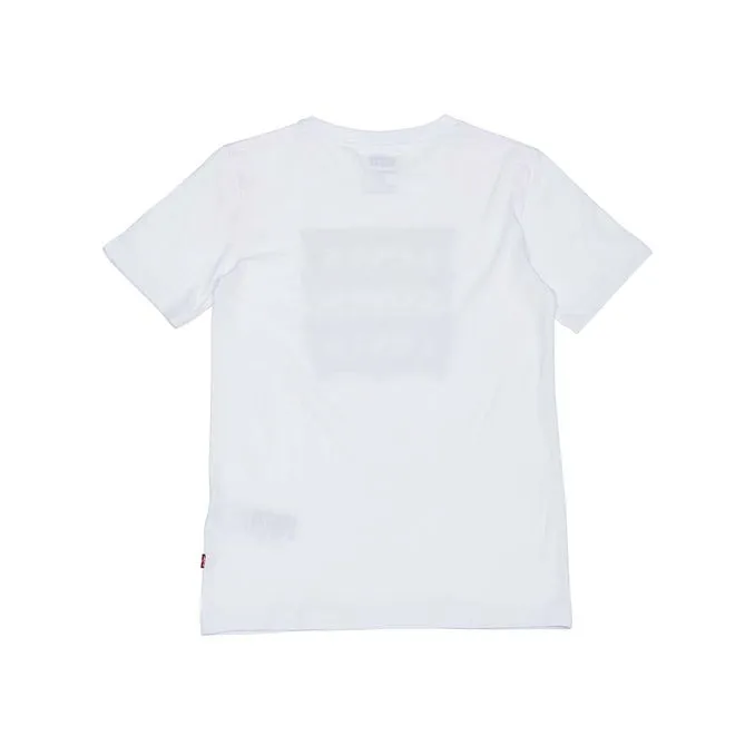 White Child Tricolor Fantasy Batwing T-Shirt