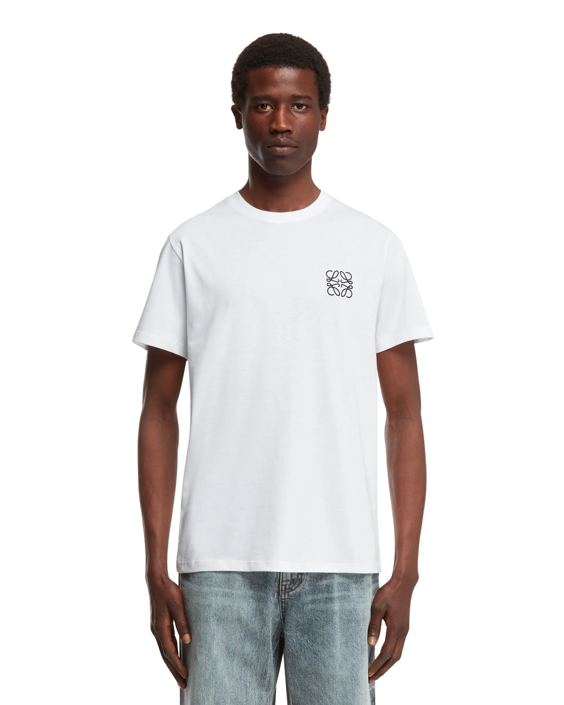 White Cotton T-Shirt Anagram