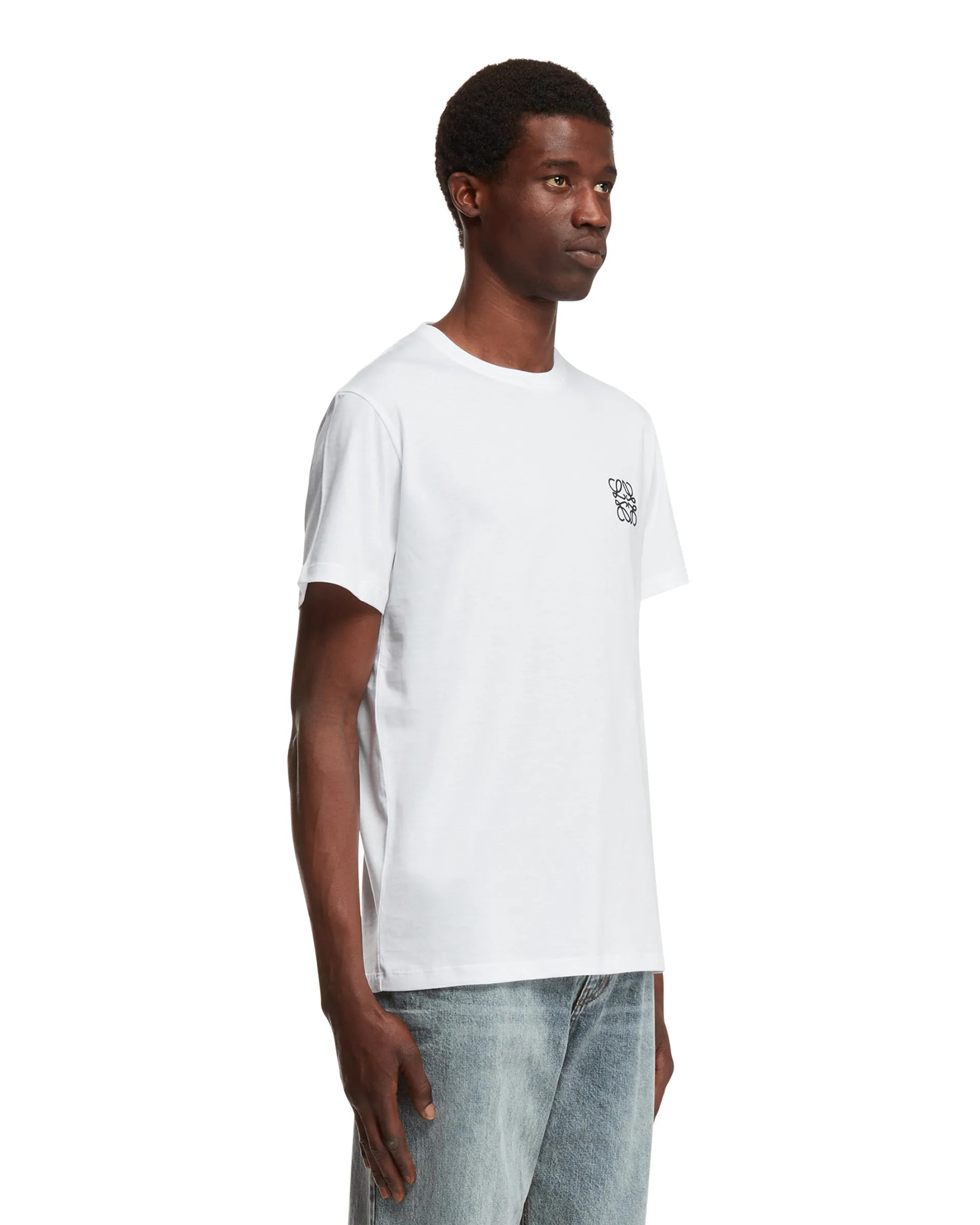 White Cotton T-Shirt Anagram