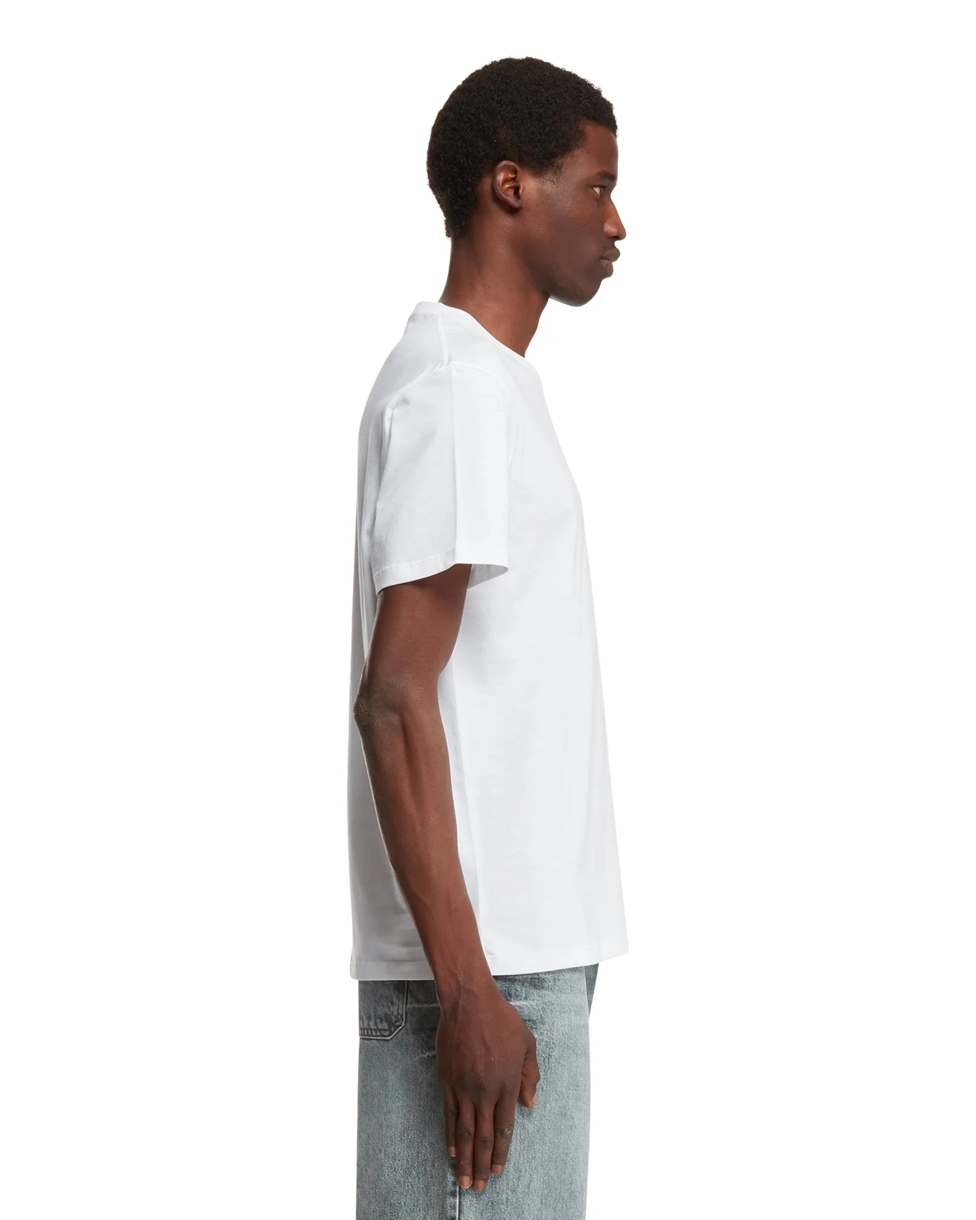 White Cotton T-Shirt Anagram