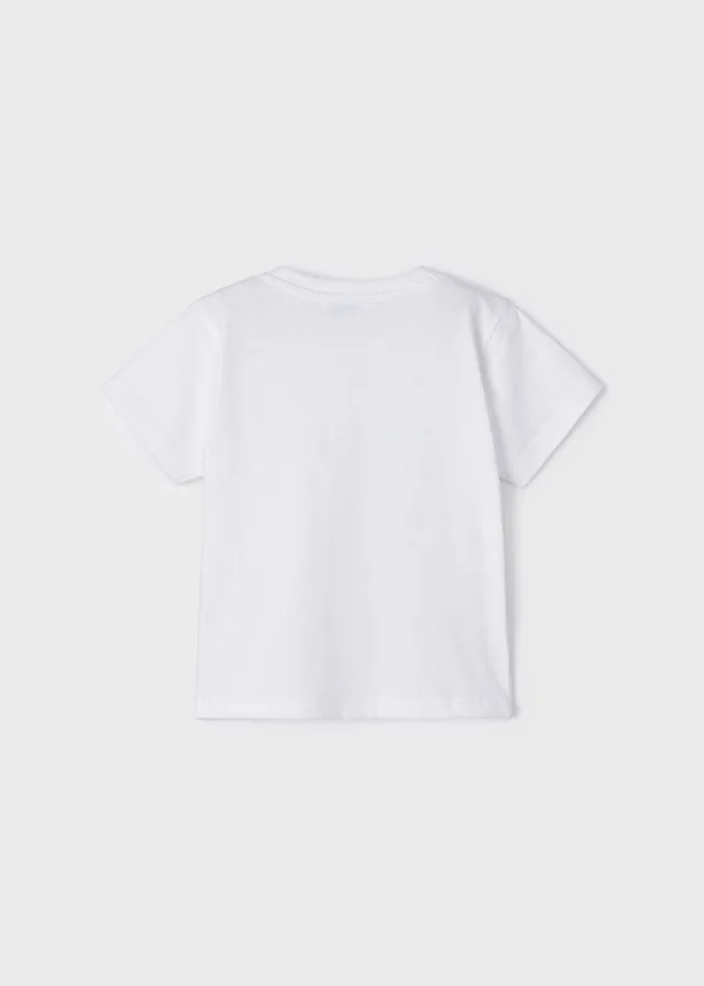 White mayoral boy's t-shirt