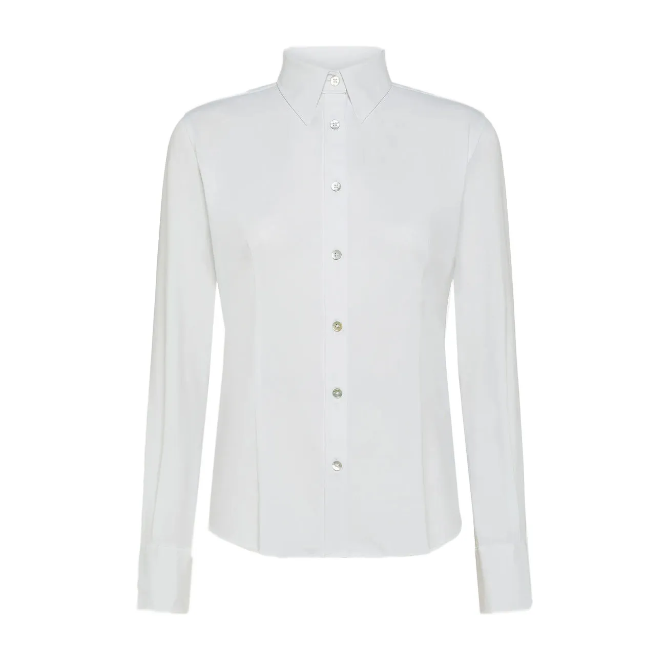 White Oxford Slim Fit Women's Shirt