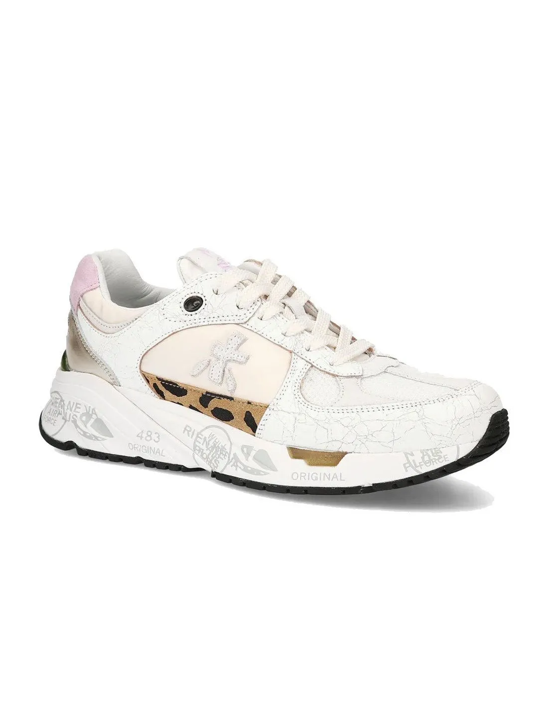 White women's Premiata Mased 6680 sneakers