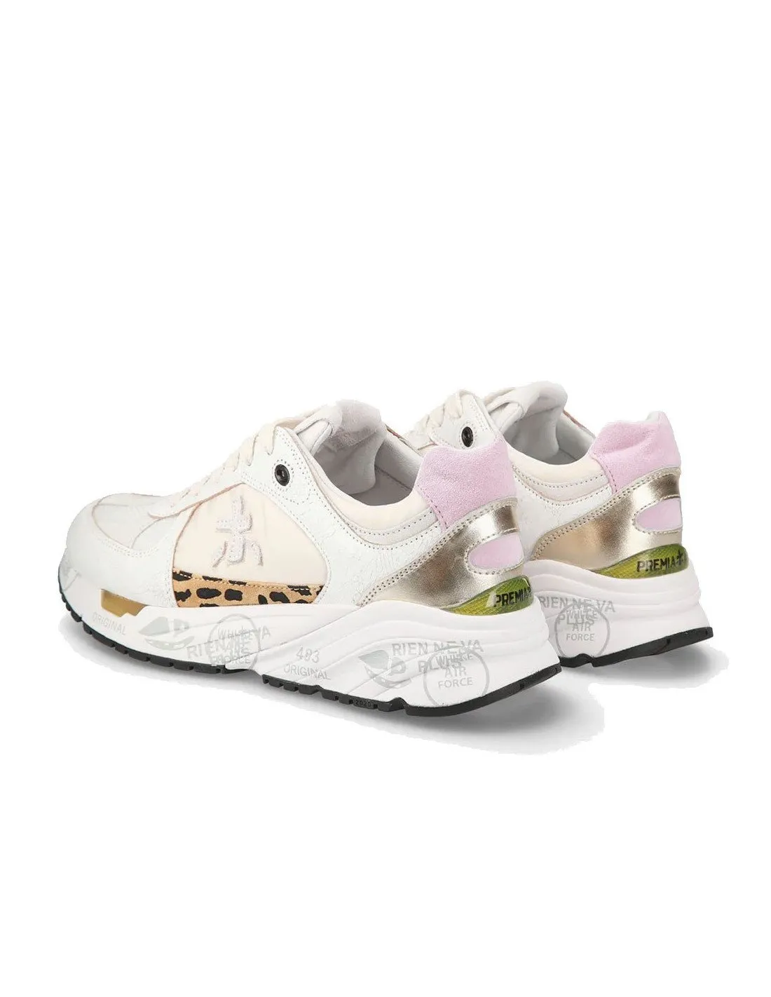 White women's Premiata Mased 6680 sneakers