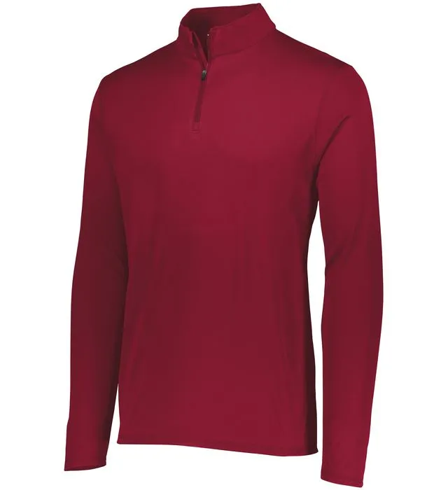 wicking quarter zip pullover