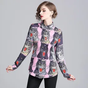 Wild Silk Blouse - Vibrant & Trendy