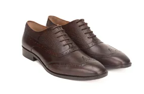 Wingcap brogue oxford shoes with Lizard embossed quarter - Top result: Shop now for stylish Wingcap brogue shoes with a Lizard e