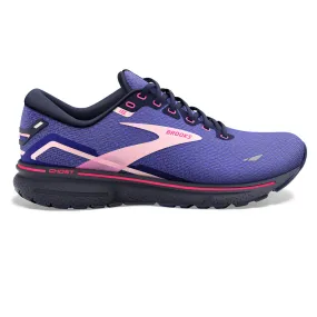 Women's Brooks Ghost 15 - Blue/Peacoat/Pink - Size 5 B Medium