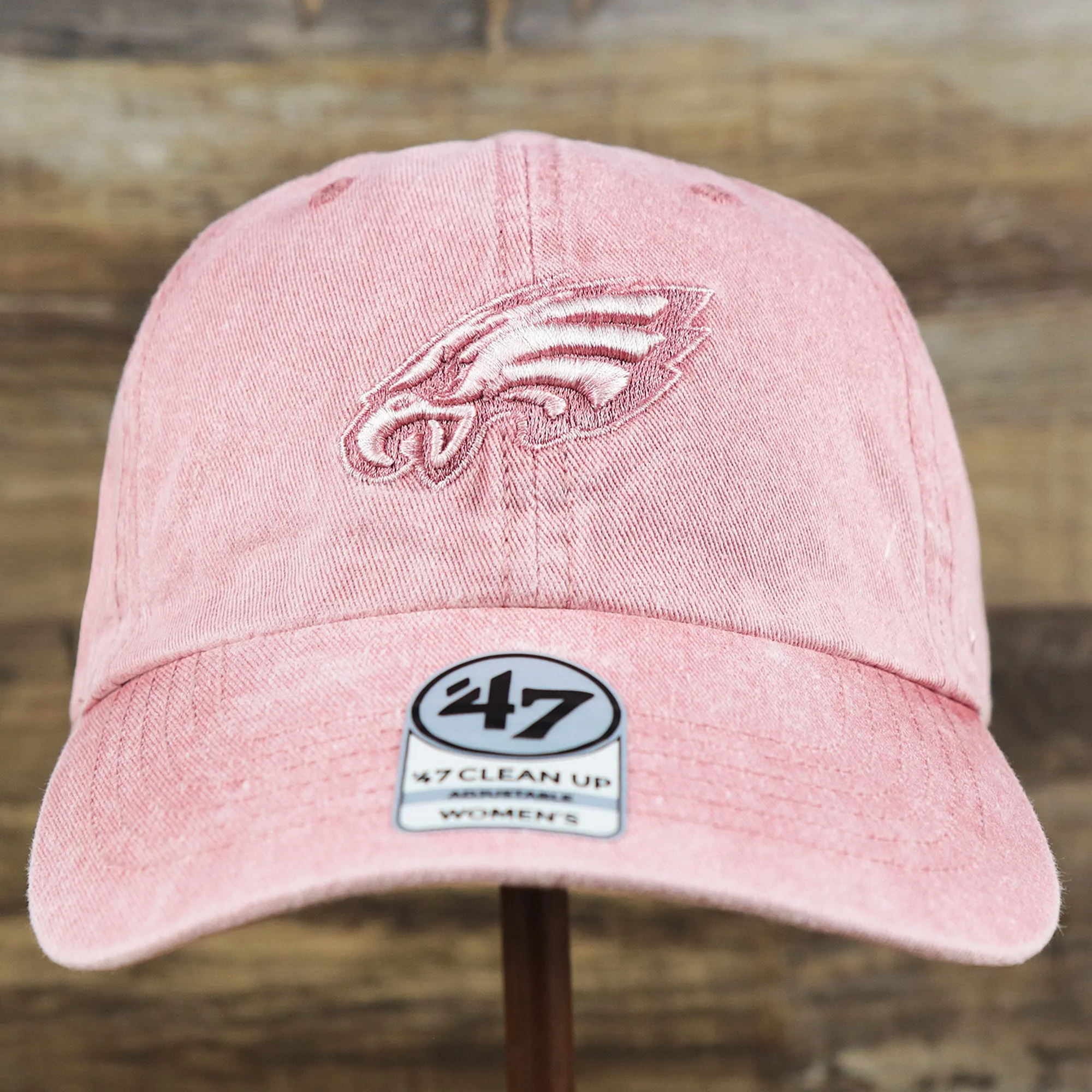 Women's Philadelphia Phillies Tonal Gray Bottom Dad Hat | Misty Pink Tonal Dad Hat - Buy now!