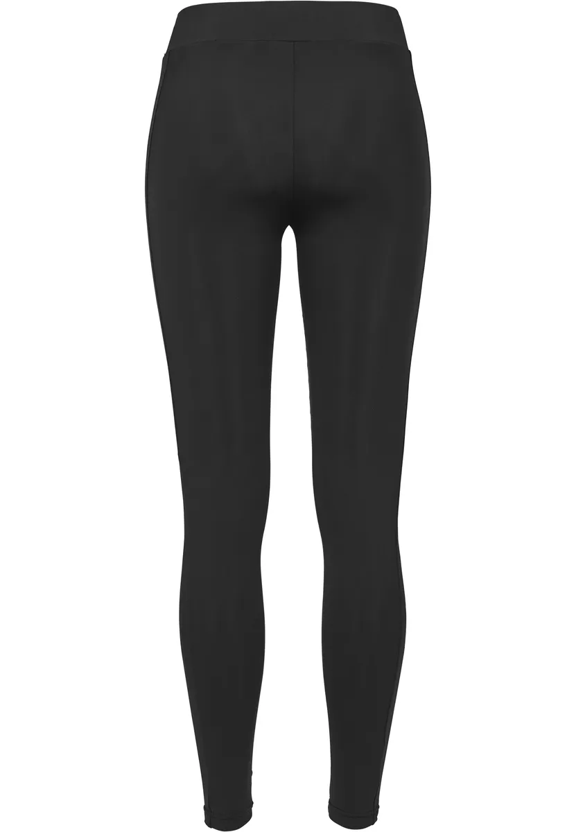 Women's trousers (leggings) urban CLASSICS - Tech Mesh Biker Leggings - black - TB2034  -  Metal-shop