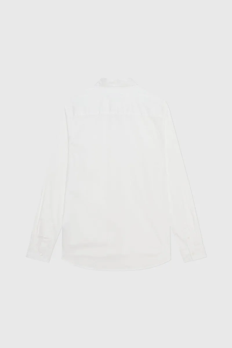 Wood Wood Timothy Poplin Shirt bright white