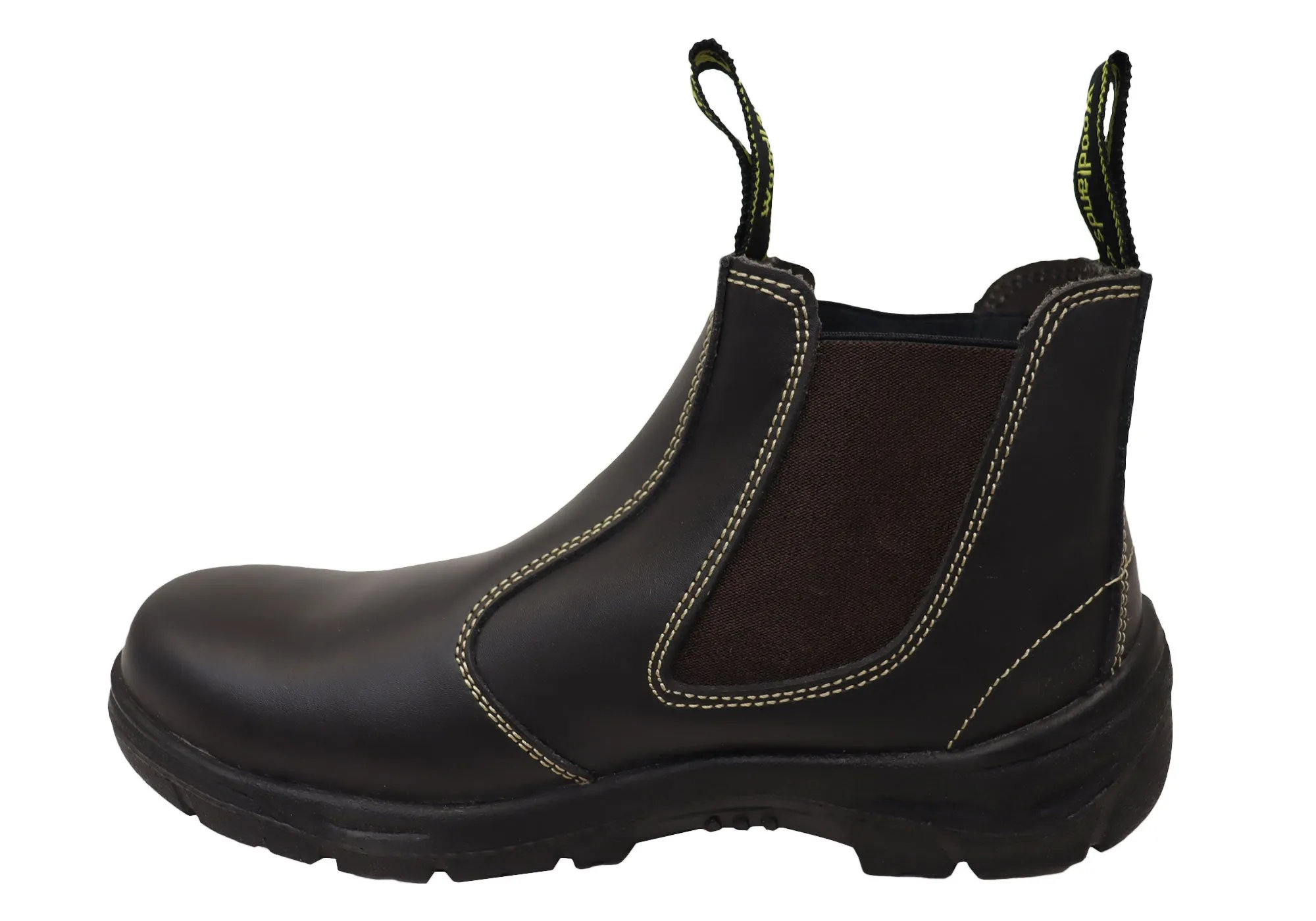 Woodlands Mens Foreman Comfortable Leather Safety Boots