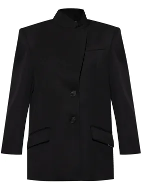 wool gabardine blazer