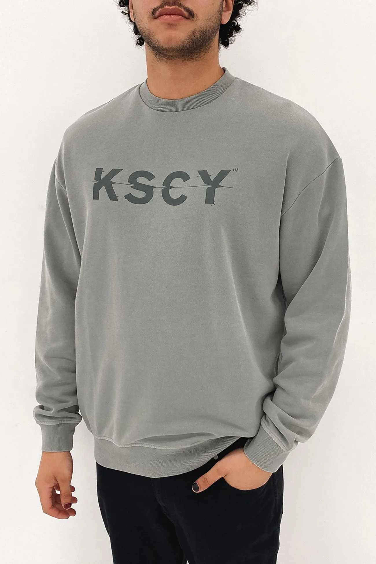 Yale Relaxed Sweater Pigment Grey