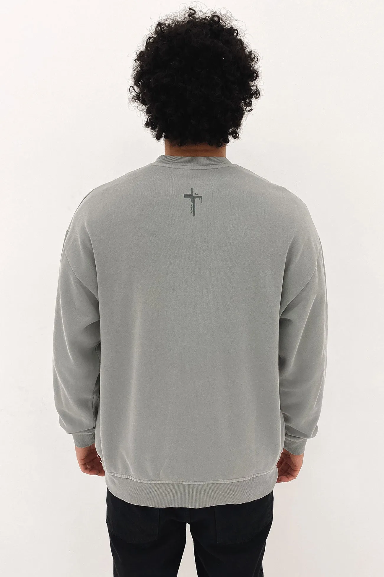 Yale Relaxed Sweater Pigment Grey