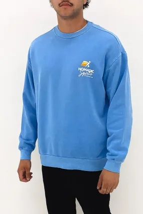 YMCA Relaxed Sweater Pigment Blue